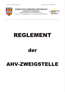 AHV Reglement