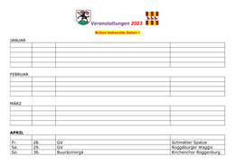 Gemeinde-Kalender Roggenburg-Ederswiler 2023