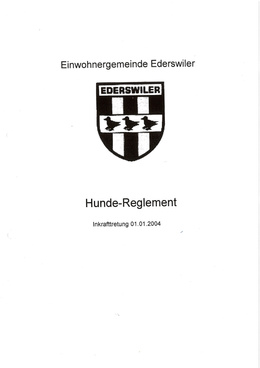 Hunderreglement